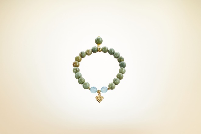 Mala Silver Jasper