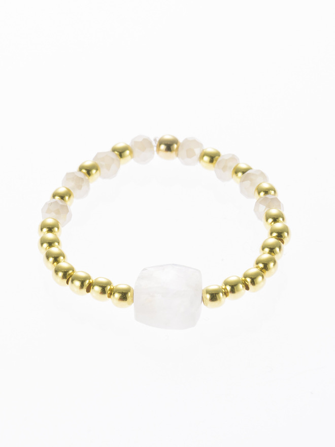 Ring Faceted Moonstone – Bild 2