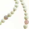 Boho Deluxe Kette mit Perlen aus vergoldetem Sterlingsilber, Achat, Cherry Jaspis, natürlichem Fossil, Holz (natur) und Anhänger